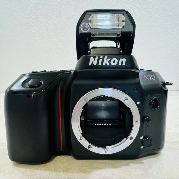 Nikon N70 35mm film SLR Camera, Body Only, Turns On, Parts or Repair, READ - Picture 1 of 16